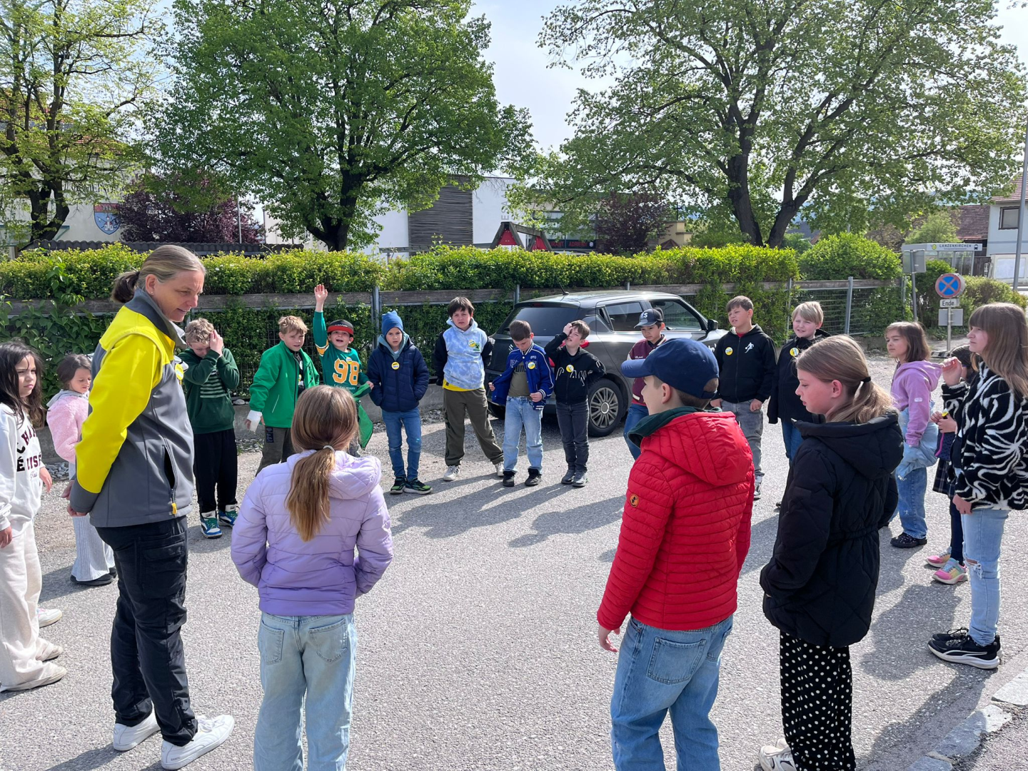 Verkehrssicherheitsaktion „Hallo Auto“ 3a + 3b